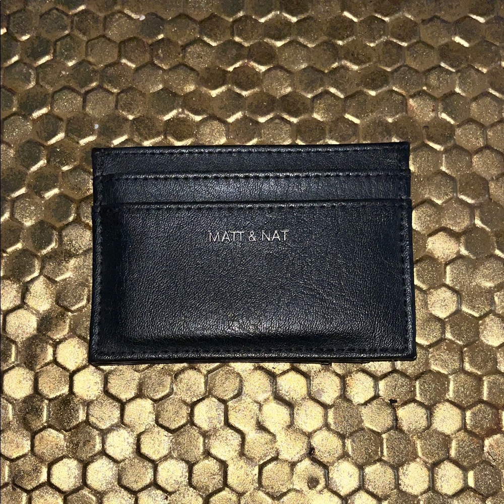 Matt & Nat Elegant Black Card Holder